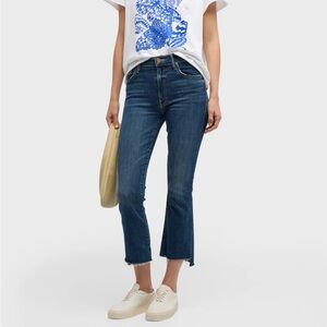 MOTHER Insider Crop Step Frayed Jeans size 29